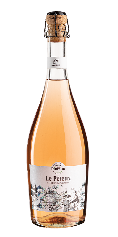 Le Péteux Cuvée des Pèdzes - Mousseux rosé Brut Bio