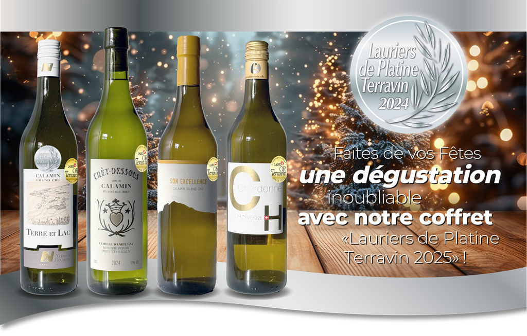 Coffret Lauriers de Platine Blanc - 4 bouteilles